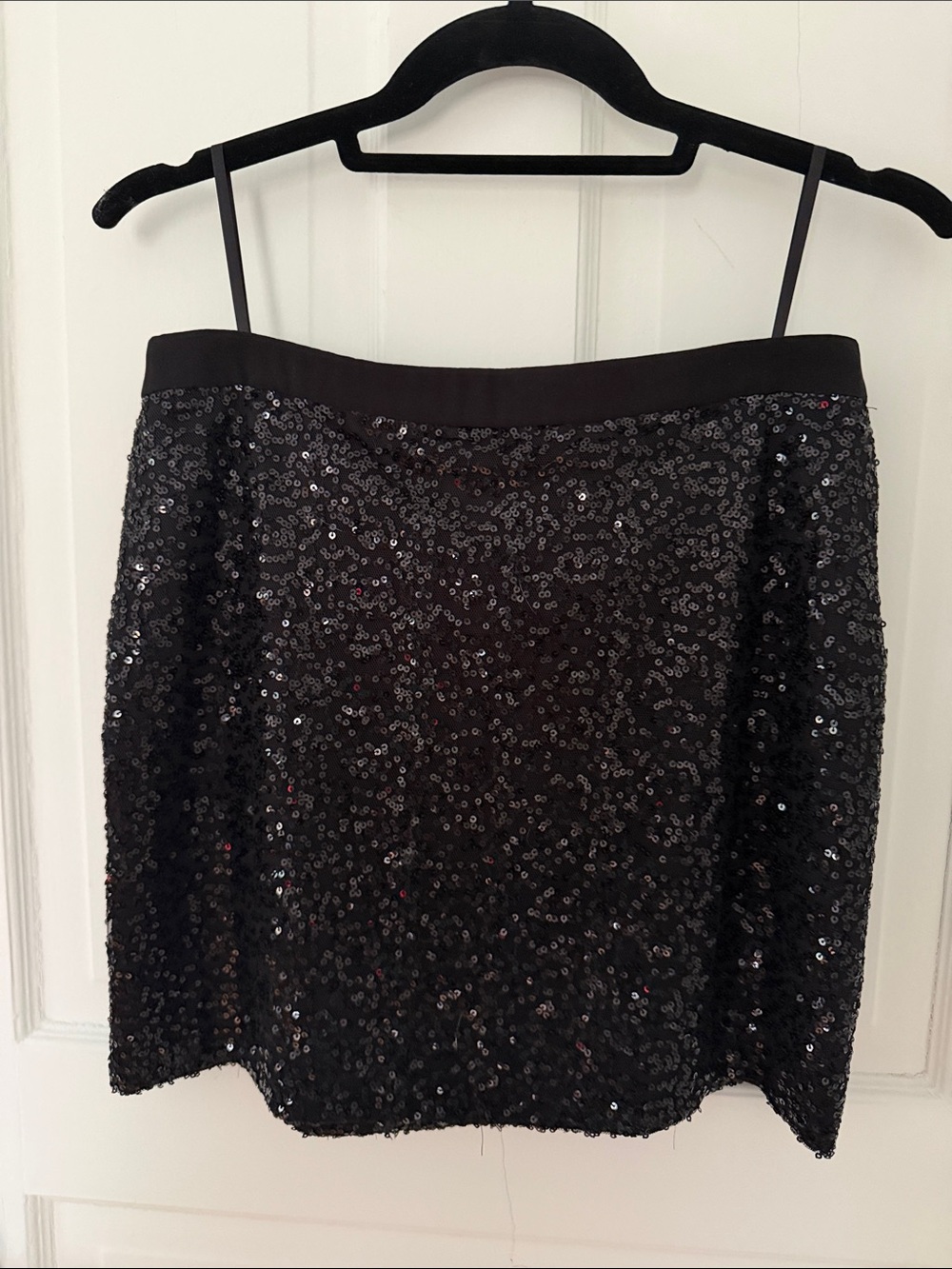 J.Crew factory Black Sequin Mini Skirt - Evening Party Style